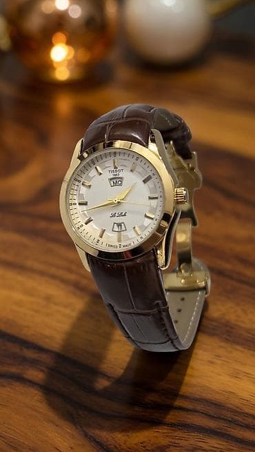 green witch saat: Qol saatı, Tissot, rəng - Qəhvəyi — 4