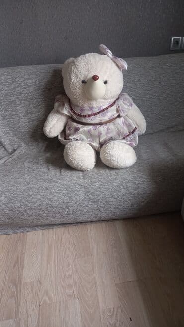 dovwan satiwi: Böyük ölçülü yumşaq oyuncaqlar dəsti - Ağ dovwan - eni 40sm,hun 60 sm — 5