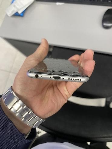 iphone telefonlar: IPhone 6s, Space Gray, Qırıq — 3