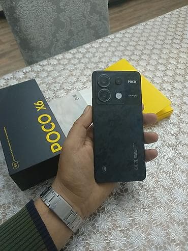 pcoc x7 pro: Poco X6, 256 GB, rəng - Qara, Sənədlərlə — 2
