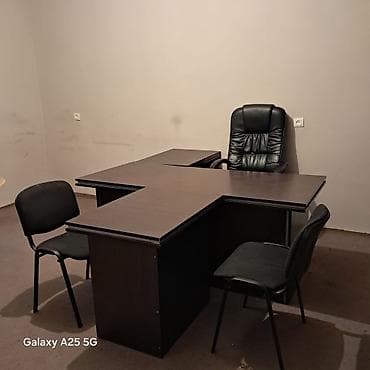 Ofis mebel dəsti - Qaranlıq taxta rəngində L- və T-formalı böyük iş lalafo.az -da Ofis mebel dəsti - Qaranlıq taxta rəngində L- və T-formalı böyük iş