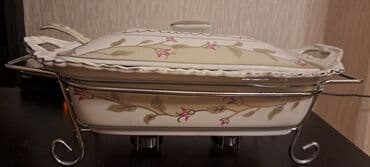 qazan qab: Qazan, rəng - Ağ, Keramika, 2 l, 22 sm, Türkiyə — 1