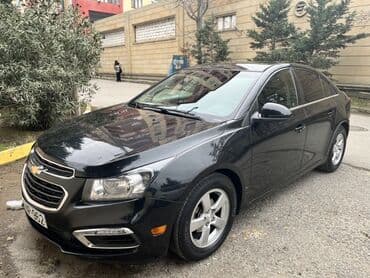 Chevrolet Cruze sedan - Çox ekonomlu benzin xercleyir - Kuzov: qara