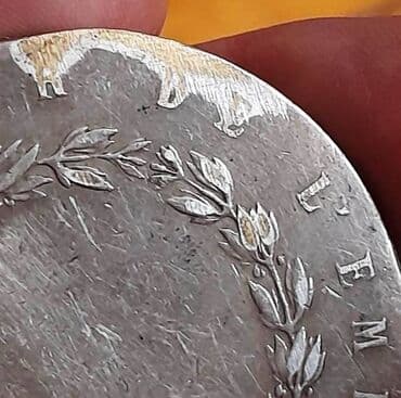 kohnə pul alıram: Vintage .Sharl Cristofl Fransa. Qümüş örtük — 4