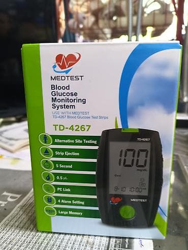 MEDTEST TD-4267 Qlükometr – Qan qlükozasının izlənməsi üçün sistem