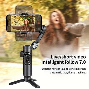 mini prosessor: Smartfonlar üçün 3 oxlu əl stabilizatoru (gimbal) - Hamar və sabit — 3