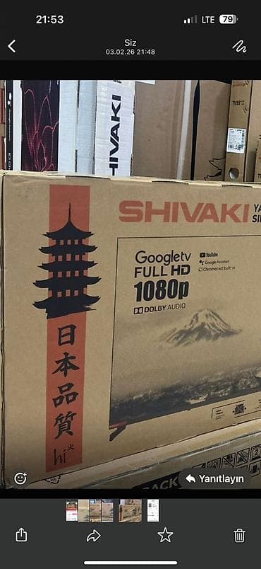 Yeni Televizor Shivaki LCD 55" FHD (1920x1080), Ünvandan götürmə