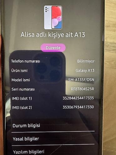 philips xenium 9@9d: Samsung Galaxy A13, 64 GB, rəng - Bej — 5