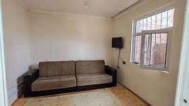 1 otaqlı həyət evi - Plan: 1 otaq + mətbəx və sanitar qovşaq — 2