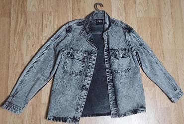 geyin: ZARA kişi denim köynəyi/jaketi Ilkin qiyməti 120 AZN olub. Az — 3