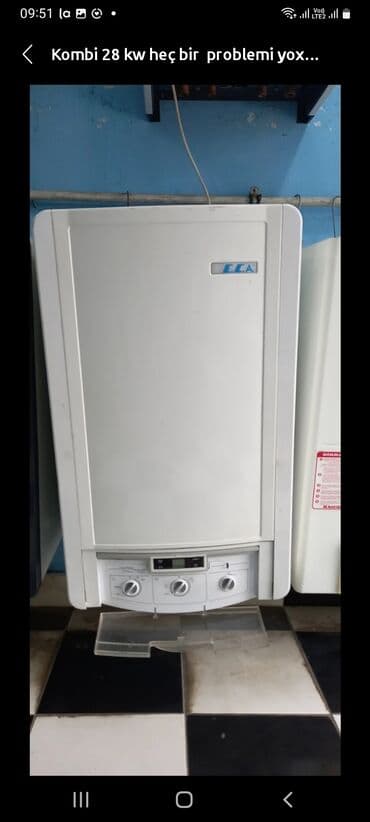 eca kombi qiymətləri: İşlənmiş Kombi E.C.A. 28 kVt, Zəmanətli, Kredit yoxdur — 1
