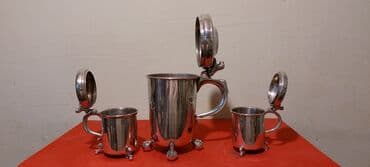 ваза стеклянная прозрачная высокая без узора: 1955-1964-cu illerin Norvec istehsali pive bakallari, boyuk1,5-litr — 2