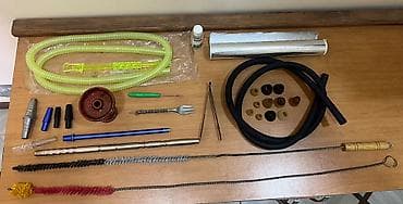 Qelyan levazimatlari. Ancaq shekillerde olanlardi, bașka heçne yoxdu — 3