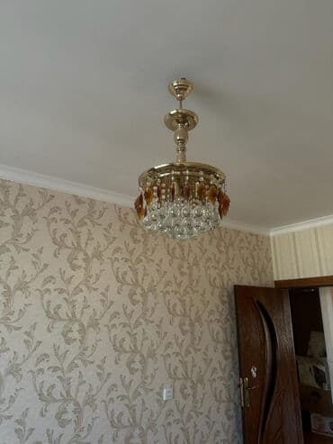 lyustralar 2022: Çılçıraq, 5 lampa, Xrustal — 4