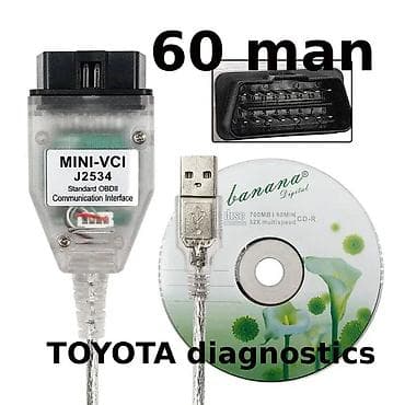 "Mini VCI" Toyota diaqnostika cihazı. ⛔Перед установкой ПО