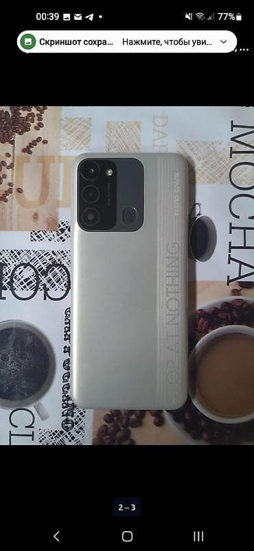 iphone 14 dubay: Tecno Spark, 64 GB, rəng - Gümüşü, Barmaq izi — 1