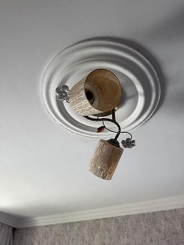 ev gülleri ve adlari: Çılçıraq, 2 lampa, Metal — 3