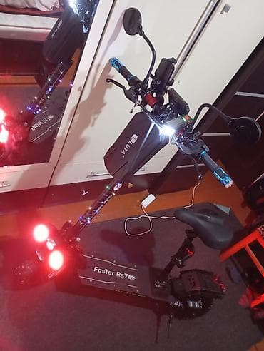 elektirikli mapet: Elektrik skuter – FaSTer RS7 - Güclü ön işıq sistemi: 3 ədəd — 6