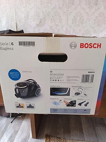 rəsmi 10c: Bosch Serie 6 Bagless tozsoran Model: BGS412234 (220–240V, 50/60Hz) — 2