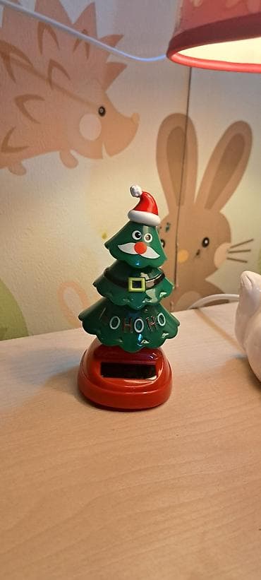 Günəş enerjisi ilə işləyən Yeni il dekoru – “HO HO HO” yazılı şən şam