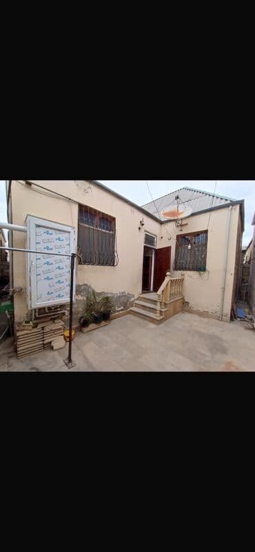 mobil evlər: Satılır: həyət evi - Bir mərtəbəli, daş/karkas tikili, metal dam — 1
