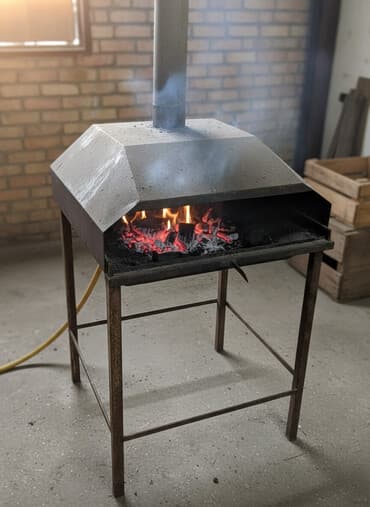 yemek dezgahi: Yemək üçün, Qaz ilə işləyən — 1