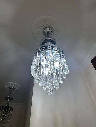herifler bezekli: Çılçıraq, 10 və daha çox lampa, Şüşə — 1