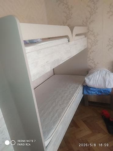 pencere islenmis: Oğlan və qız üçün, İşlənmiş, Çarpayı, Matras ilə, Siyirməsiz, DSP — 1