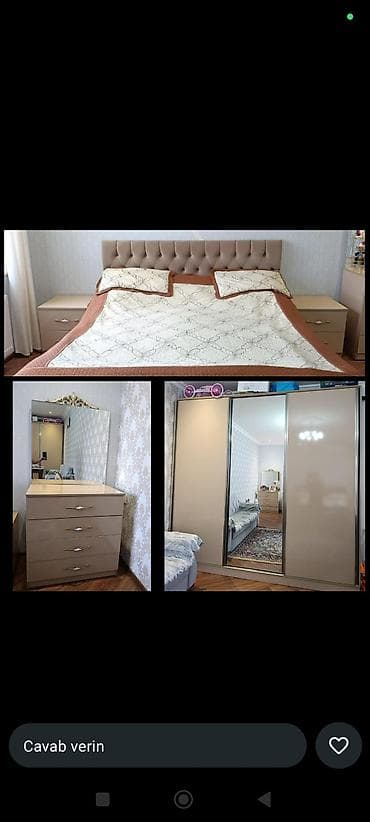 utu skafi: İkinəfərlik çarpayı, Dolab, İşlənmiş — 1