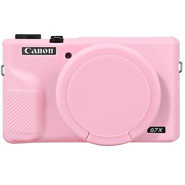 ucuz parca: Məhsul: Canon PowerShot G7 X üçün silikon qoruyucu örtük - Rəng: Açıq — 1