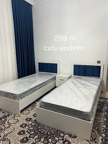 cüt kravatlar: 2 təknəfərlik çarpayı, Tumba, Azərbaycan, Yeni — 1