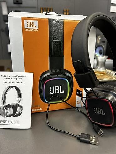 Yeni Simsiz (Bluetooth) Qulaqcıqlar, JBL, rəng - Qara — 1