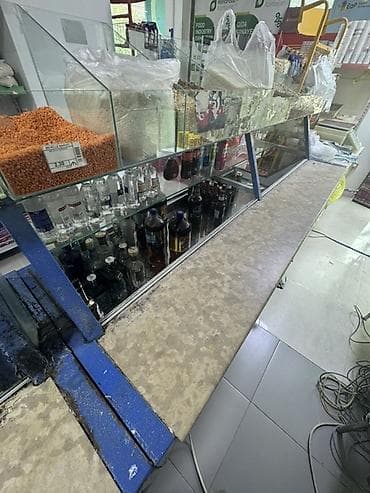 Mağaza üçün uzun soyuducu vitrin və üst şüşə dispenser bölmələri - — 3