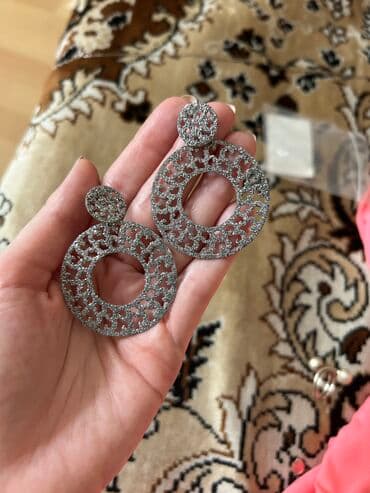 серьги: Серьги, Серебро, 925 проба, Самовывоз — 1