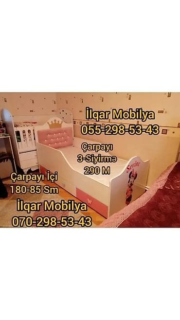 ucuz krafat: Qız üçün, Yeni, Çarpayı, Bazasız, Matrassız, Siyirməsiz — 3