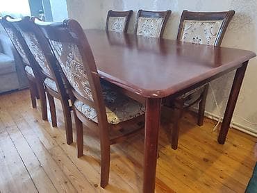 Masa və oturacaq dəsti 320 AZN❗8 stulludur stulun 2- tam — 2