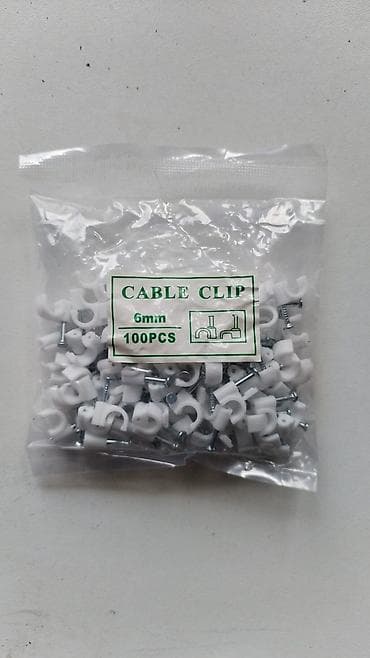 cabel: 200 ƏDƏD Məhsul: Kabel bərkidici kliplər (Cable Clip) 50qepiy qutusu — 1