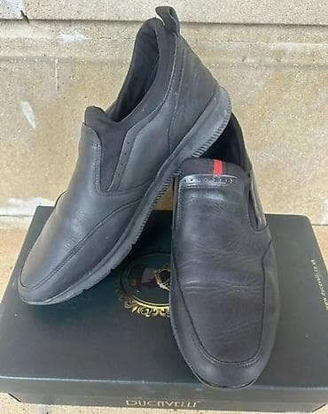 Ayaqqabılar: Ducavelli kişi slip-on ayaqqabıları - Rəng: qara - Üst material — 1