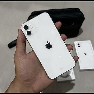 iphone 13 2ci əl: IPhone 11, 128 GB, Ağ, Face ID — 3