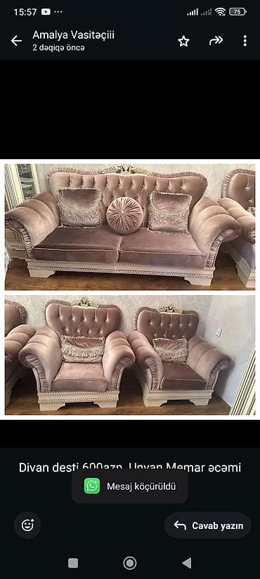 Divan desti 600azn. Unvan Memar əcəmi (aml) lalafo.az -da Divan desti 600azn. Unvan Memar əcəmi (aml)