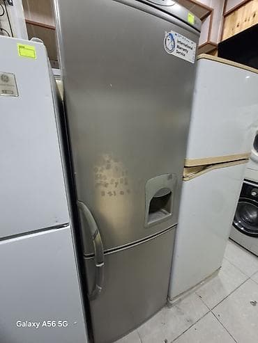 İki qapılı soyuducu (alt hissə dondurucu) - Rəng: paslanmayan polad