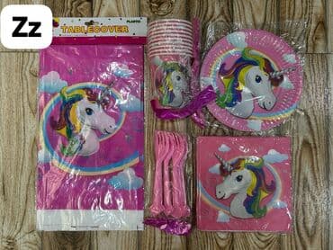 qizil qabi: Uşaq temalı şənlik dəsti – müxtəlif dizaynlar Məzmun (hər dəst üçün) — 1