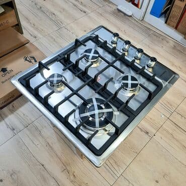 qaz 3: Qaz peci qaz piltesi. 3 qaz 1 elektirikli. sethi paslanmayan — 4