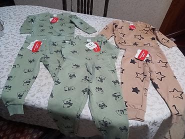 Uşaq geyim dəsti – 2 parçalı trikotaj pijama/kostyum - Model: Uzunqol