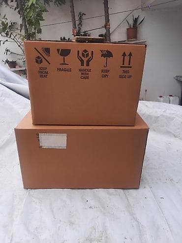 Контейнеры: Karton qutular və iri karton lövhələr. kvadratı 0.80 qəpikdi ölculəri — 3