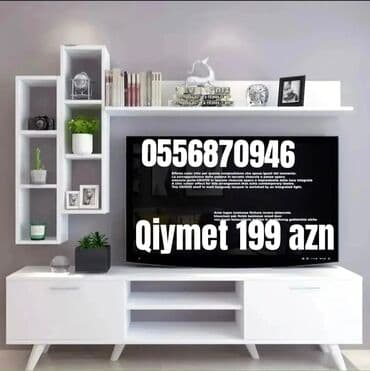 mətbəx rəfləri: Yeni, Düz TV altlığı, Polkalı, Laminat, Azərbaycan — 5