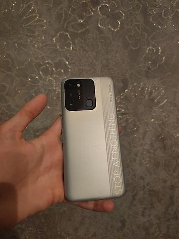Tecno Spark 8C, 64 GB, rəng - Gümüşü, Barmaq izi
