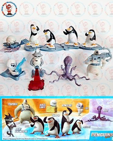 plaslar: Penguins of Madagascar kolleksiya fiqurları – Kinder seriyası Məhsul — 1