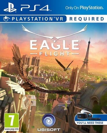 vr açki: Ps4 eagle flight VR oyun diski — 1