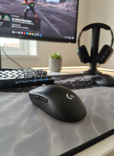 Настольные ПК и рабочие станции: Logitech G oyun aksesuarları dəsti - Siçan: Logitech G Pro Wireless — 1